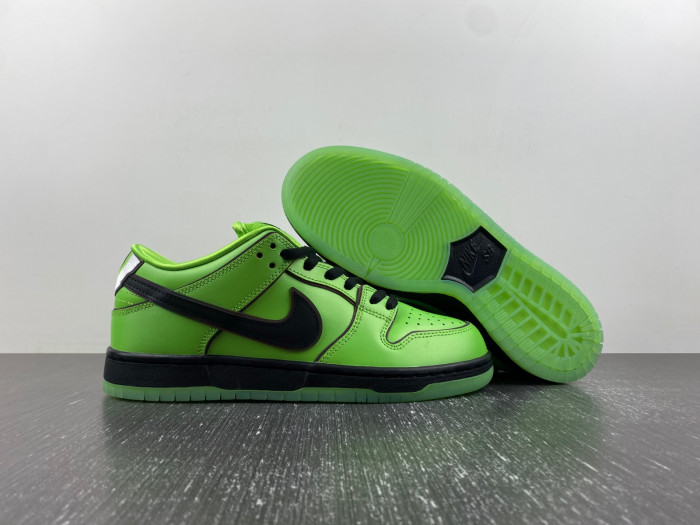 nike sb dunk low the powerpuff girls buttercup-c fz8319-300