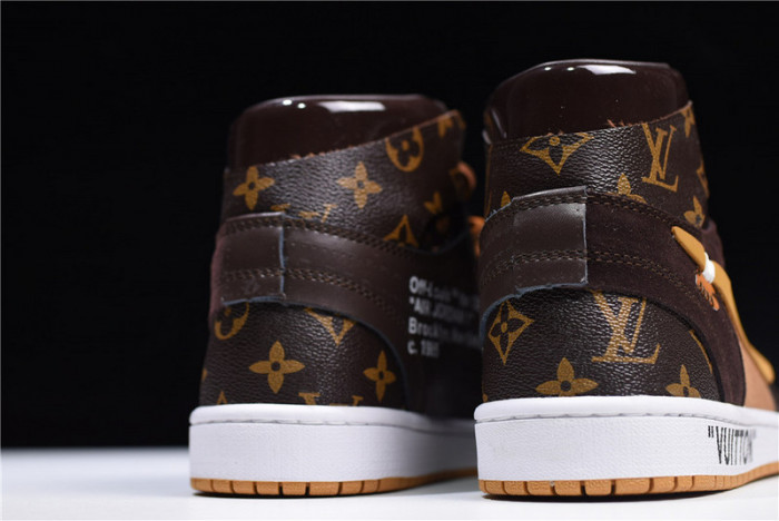 l**is V*t*n x o-w x air jordan 1 customs mens aq0818-202