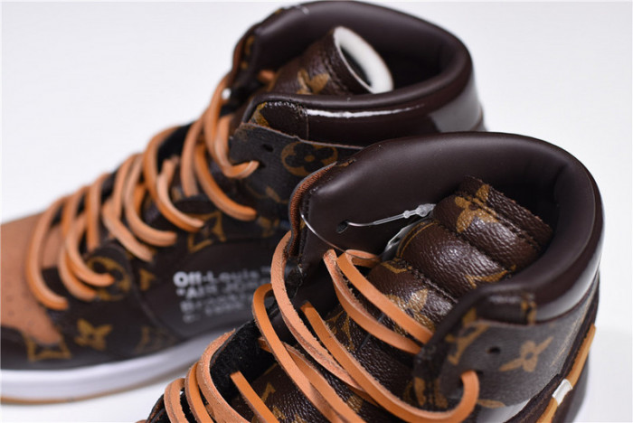 l**is V*t*n x o-w x air jordan 1 customs mens aq0818-202