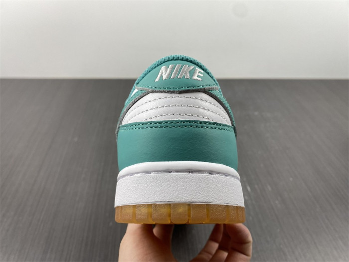 nike dunk low white turquoise (w)-dv2190-100