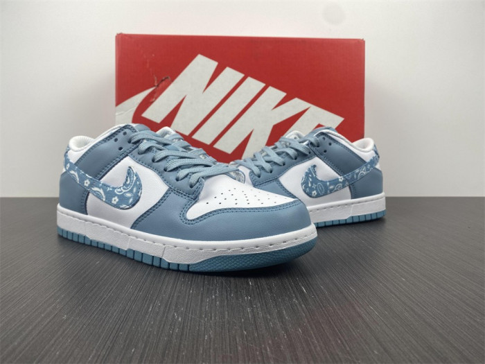 nike dunk low essential paisley pack worn blue (w)-dh4401-101