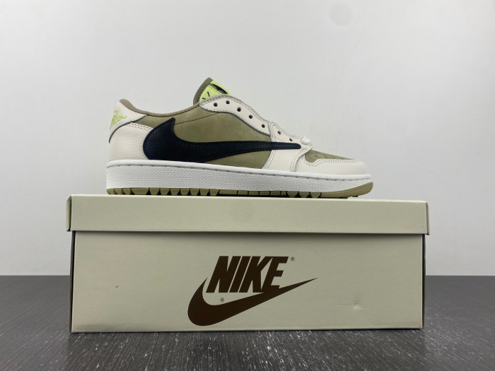 jordan 1 retro low golf travis scott neutral olive- fz3124-200