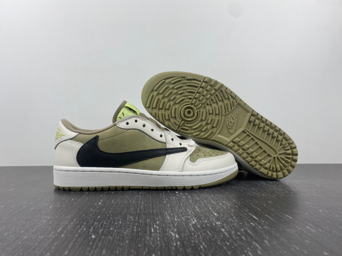 jordan 1 retro low golf travis scott neutral olive- fz3124-200