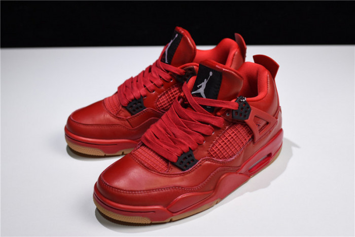 air jordan 4 fire red gum singles day av3914-600