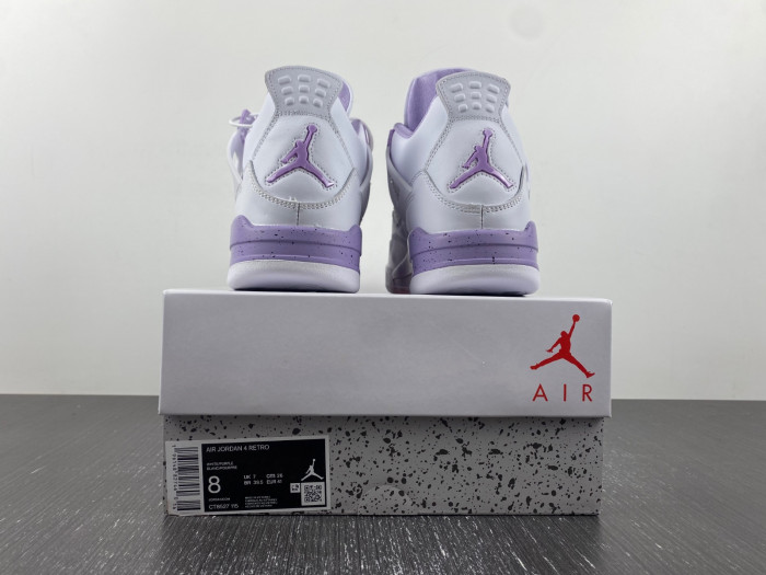 air jordan 4 white and purple-ct8527-115