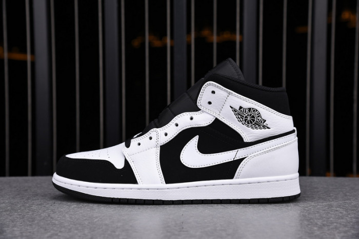 air jordan 1 retro mid ''tuxedo'' 554724-113