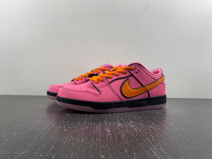 the powerpuff girls x nike sb dunk low “blossom”-fd2631-600