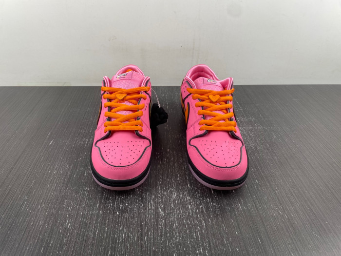 the powerpuff girls x nike sb dunk low “blossom”-fd2631-600