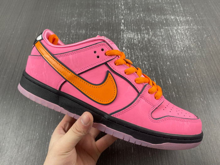the powerpuff girls x nike sb dunk low “blossom”-fd2631-600