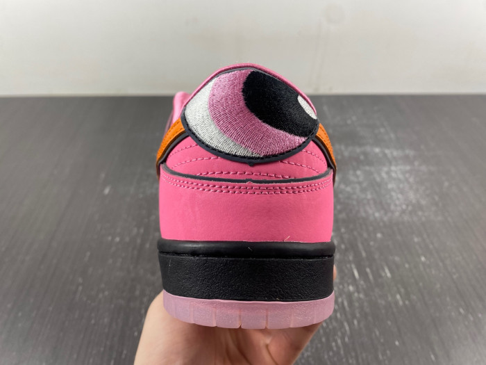 the powerpuff girls x nike sb dunk low “blossom”-fd2631-600