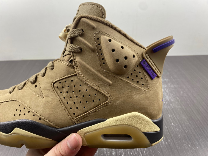 jordan 6 retro gore-tex brown kelp-fd1643-300