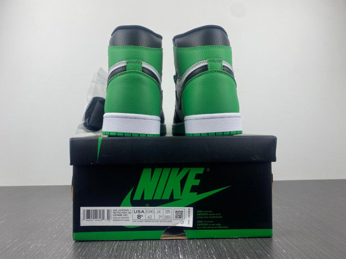 jordan 1 retro high og lucky green- dz5485-031