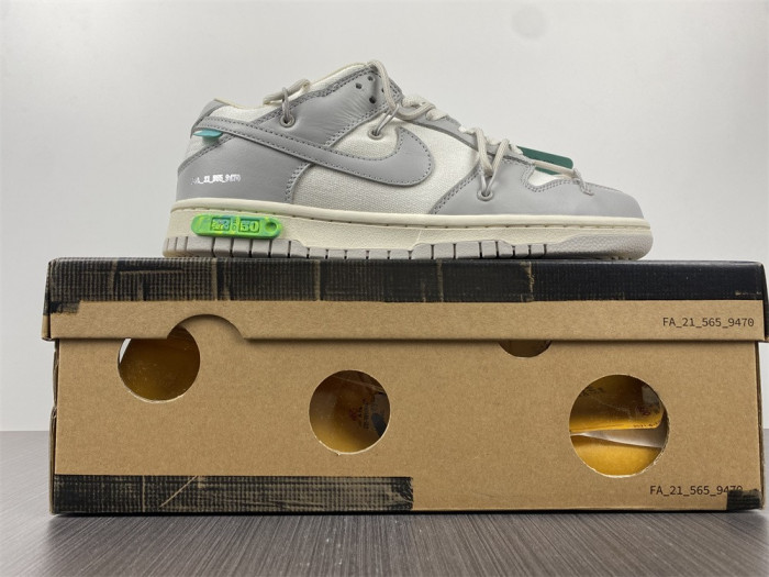 o-w x dunk low “42 of 50” dm1602-117