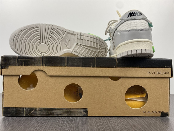 o-w x dunk low “42 of 50” dm1602-117