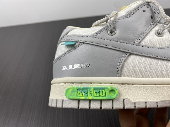 o-w x dunk low “42 of 50” dm1602-117