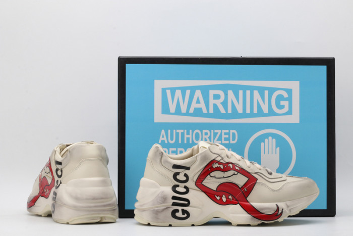 g**i rhyton vintage trainer sneaker 576965 drw00 9555