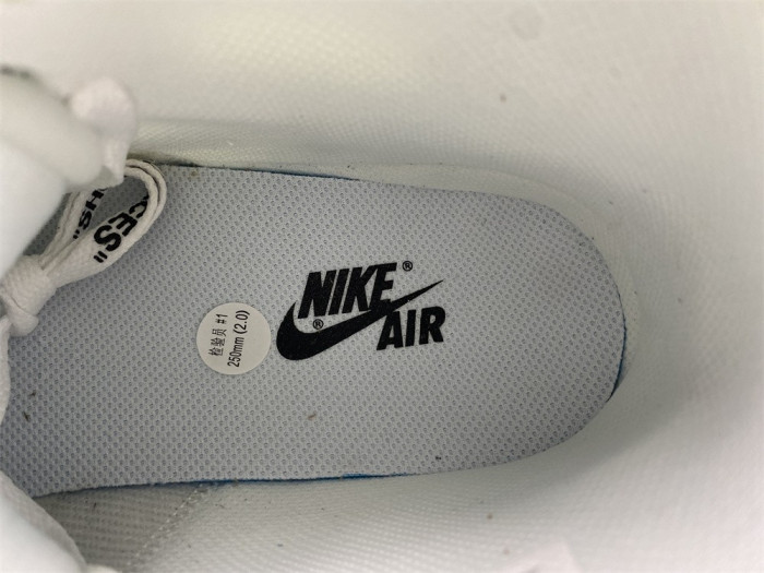 air jordan 1 o-w black white blue-aq0818-168