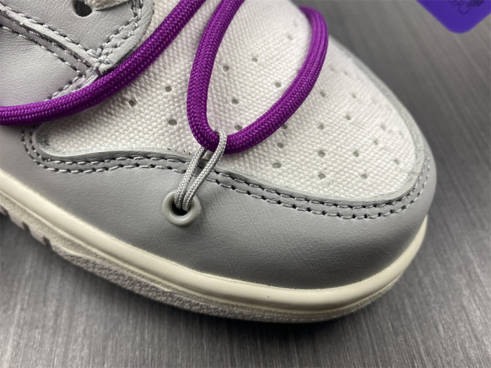 o-w x dunk low “28 of 50” dm1602-111