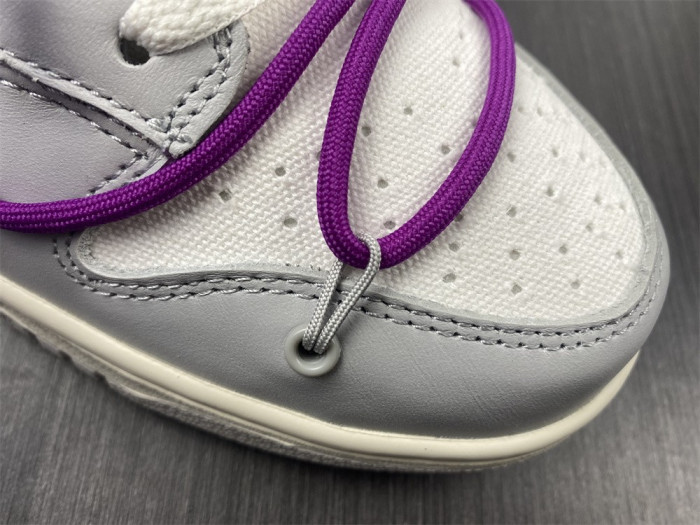 o-w x dunk low “28 of 50” dm1602-111