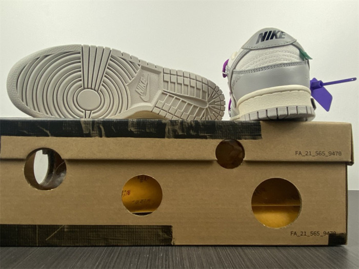 o-w x dunk low “28 of 50” dm1602-111