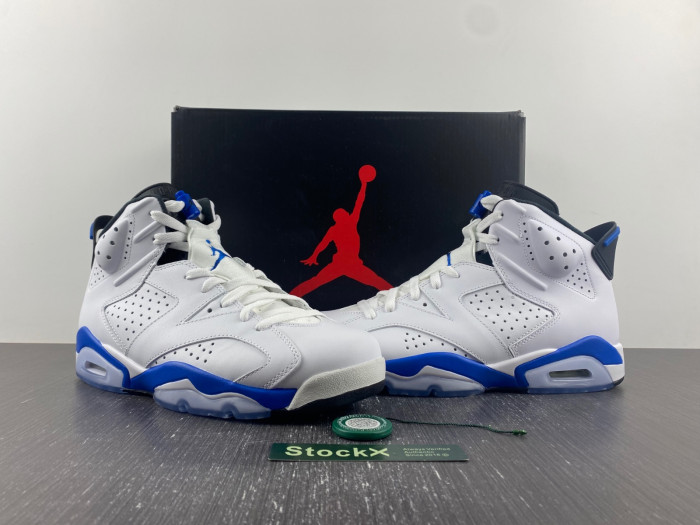 jordan 6 retro sport blue-384664-107