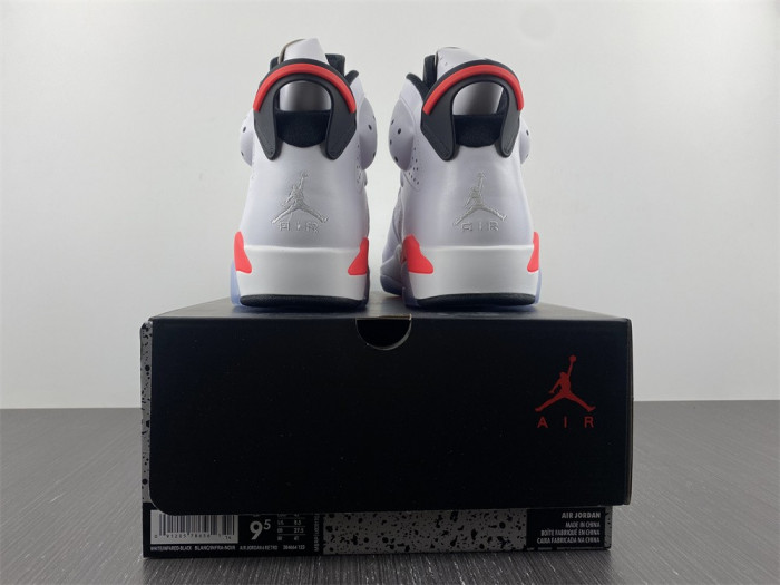 jordan 6 retro infrared white-384664-123