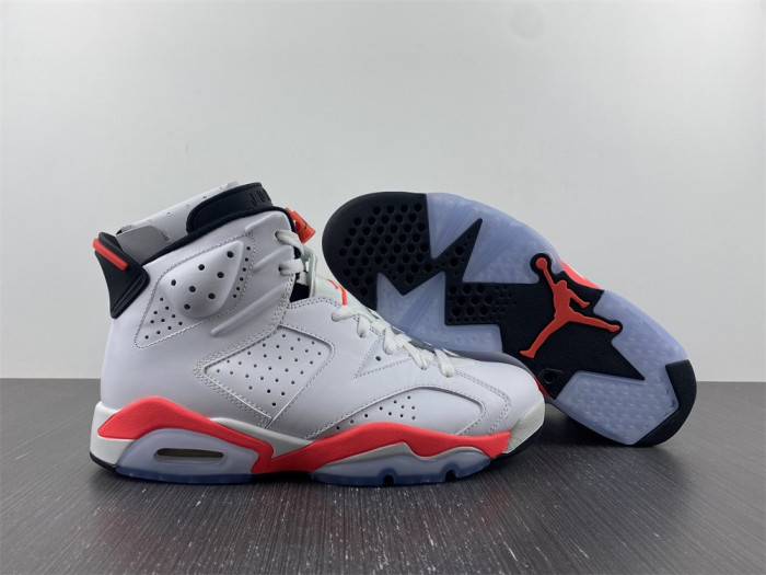 jordan 6 retro infrared white-384664-123