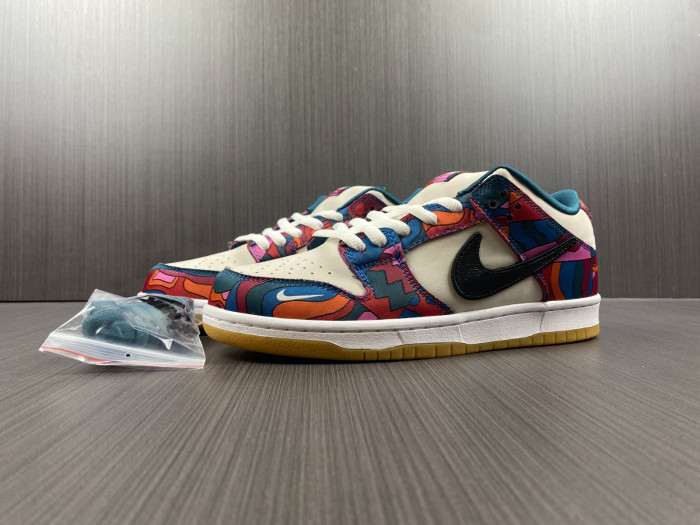 nike sb dunk low pro parra abstract art (2021)-dh7695-600