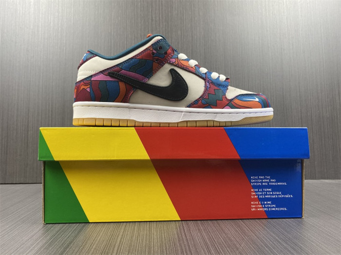 nike sb dunk low pro parra abstract art (2021)-dh7695-600