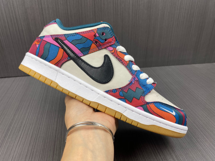 nike sb dunk low pro parra abstract art (2021)-dh7695-600