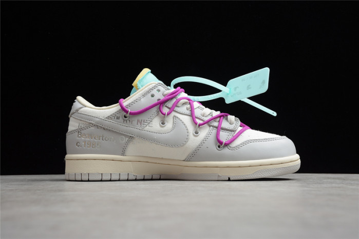 o-w x dunk low “21 of 50” dm1602-100