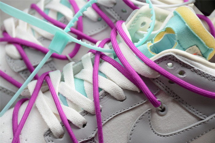 o-w x dunk low “21 of 50” dm1602-100