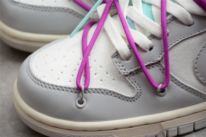 o-w x dunk low “21 of 50” dm1602-100