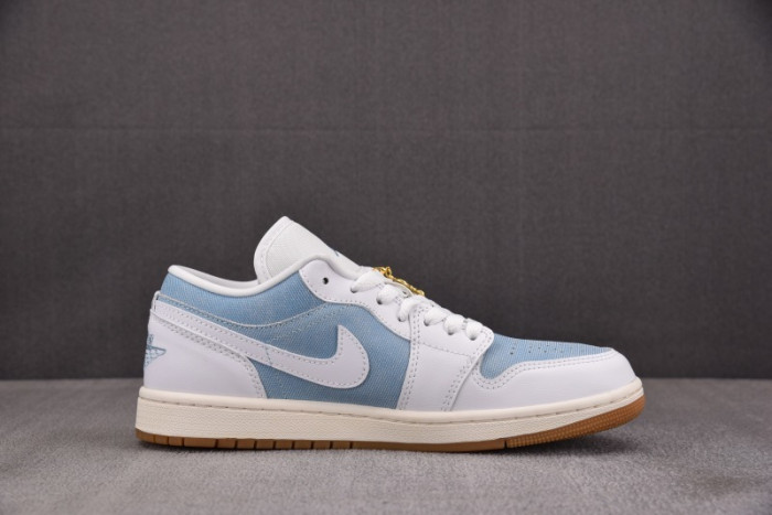 Air Jordan 1 Low SE Denim Worn Blue-HQ2004-400