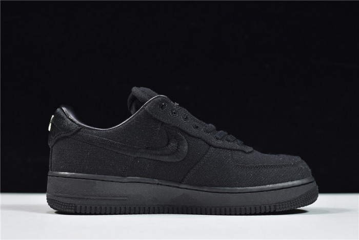nike air force 1 low stussy black cz9084-001