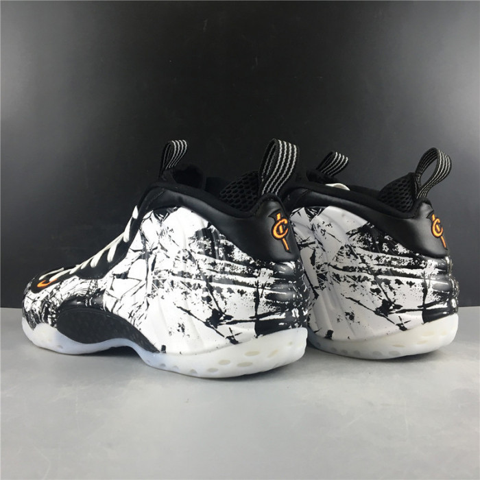 nike air foamposite one black white 314996-013