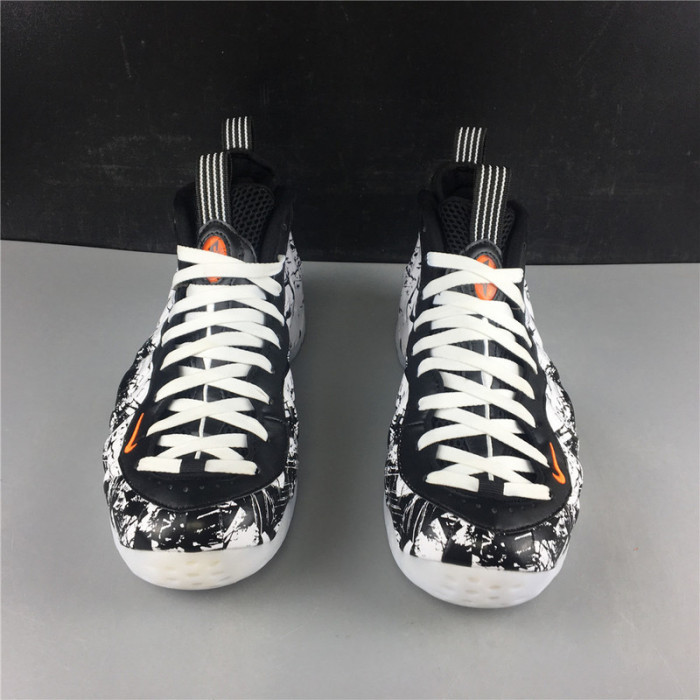 nike air foamposite one black white 314996-013