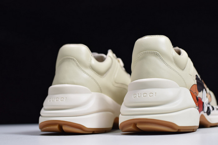 g**i disney x rhyton vintage trainer sneaker 498916 a9l00 9522