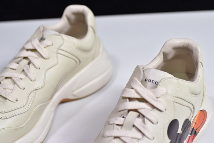 g**i disney x rhyton vintage trainer sneaker 498916 a9l00 9522