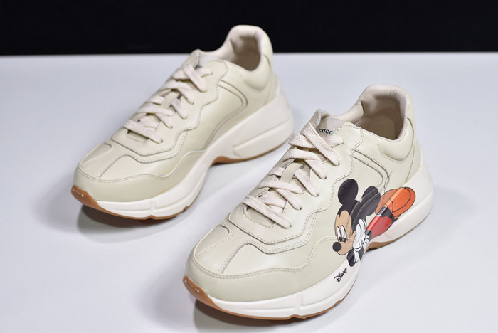 g**i disney x rhyton vintage trainer sneaker 498916 a9l00 9522