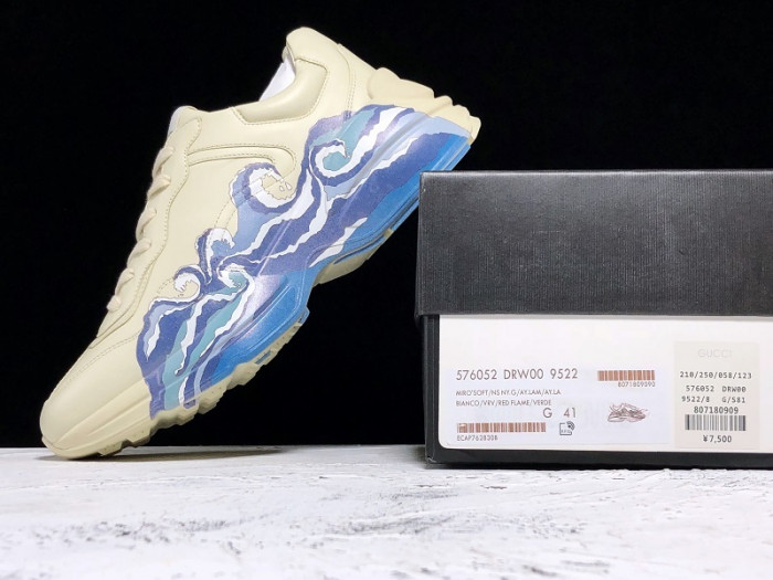 g**i rhyton vintage trainer sneaker 576965 drw00 9534