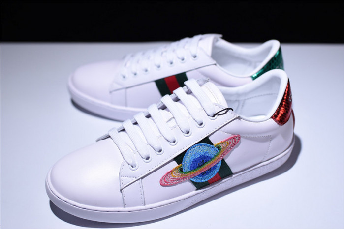 g**i ace embroidered low-top sneaker with ufo womens