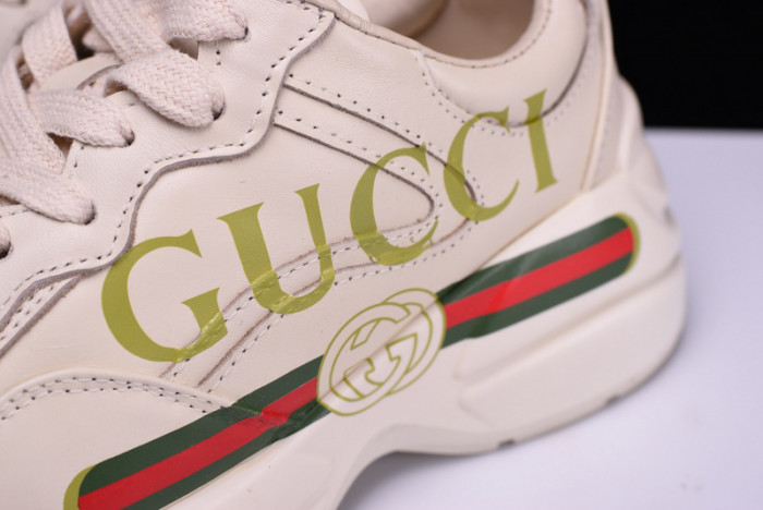 g**i logo rhyton vintage trainer sneaker