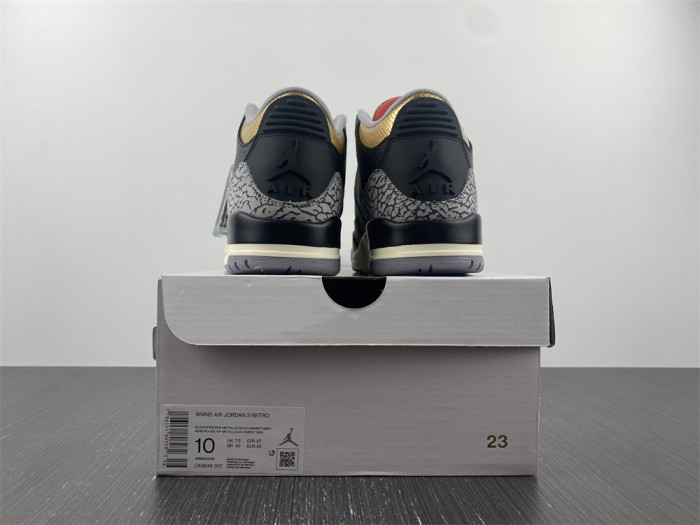 jordan 3 retro black cement gold (w)-ck9246-067