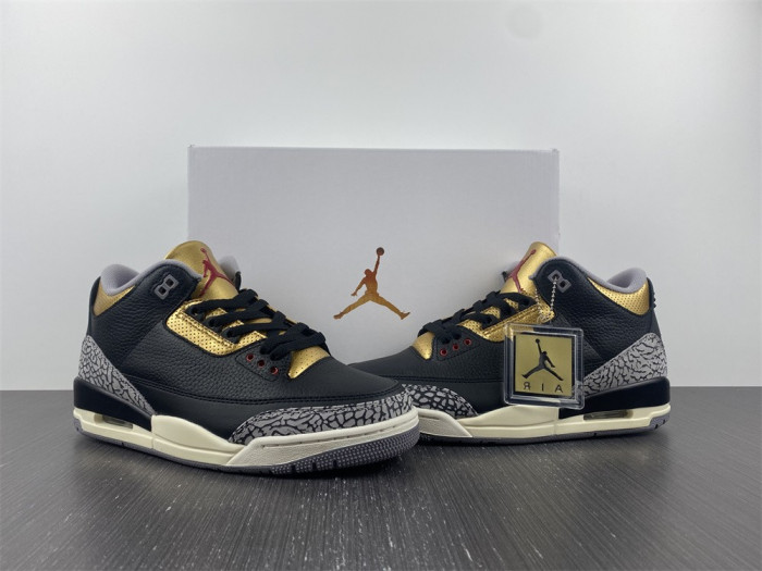 jordan 3 retro black cement gold (w)-ck9246-067