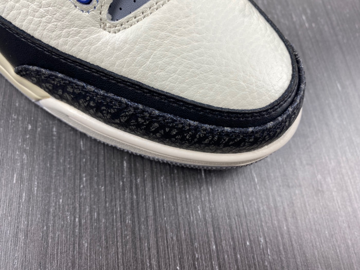 air jordan3 white black blue yellow-398614-145