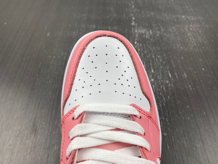 air jordan 1 mid white and pink- dq8423-616