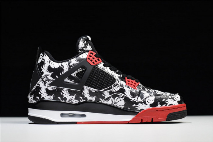 2018 nwe 4 tattoo men chinese element limited edition white black b00897-006