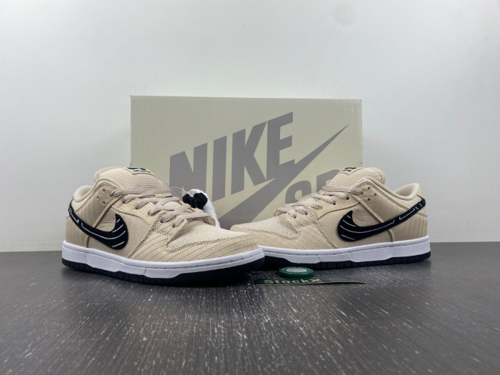 nike sb dunk low albino & preto-fd2627-200