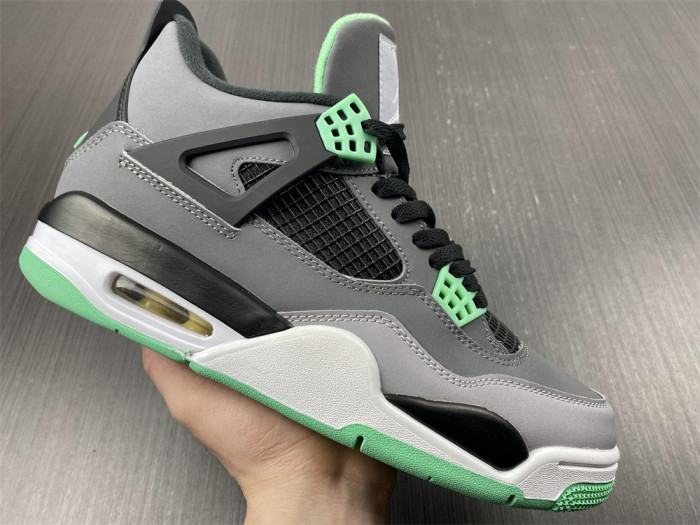 jordan 4 retro green glow-308497-033